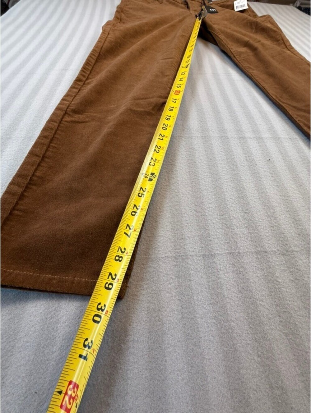 KUT from the Kloth Diana Fab AB Skinny High Rise Corduroy Pants in Cognac, Sz 12 - Picture 6 of 9
